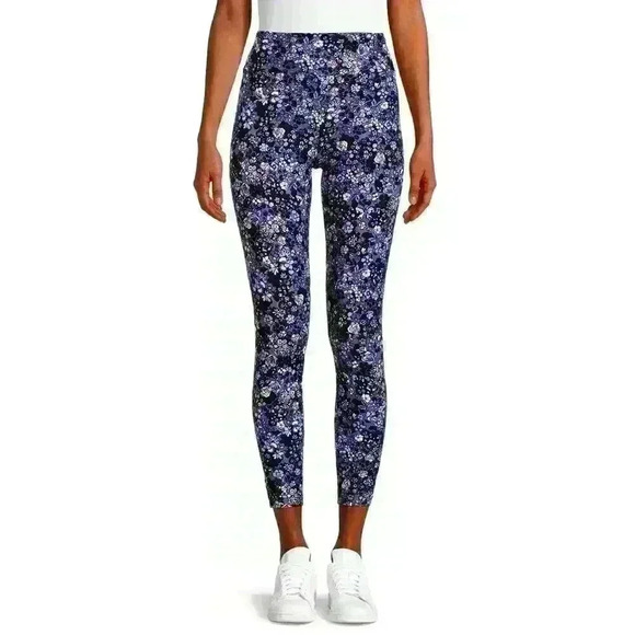 No Boundaries Pants - No Boundaries Juniors Sueded Finish Ankle Leggings High Rise S, M, XXXL Floral